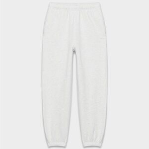 Aritzia cozy sweat fleece mega jogger pant in light gray